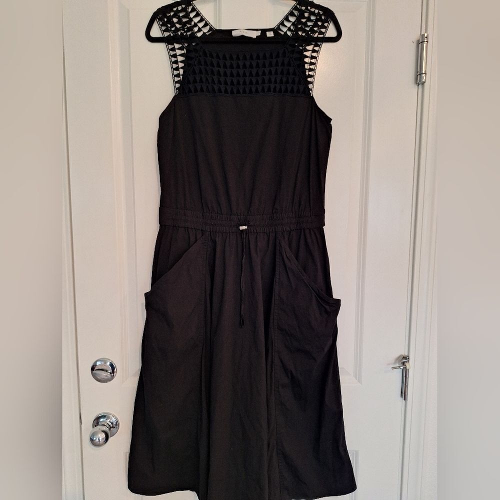ALC black cotton dress‎ size s/p